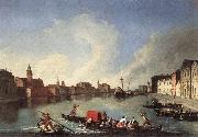 RICHTER, Johan View of the Giudecca Canal USA oil painting artist